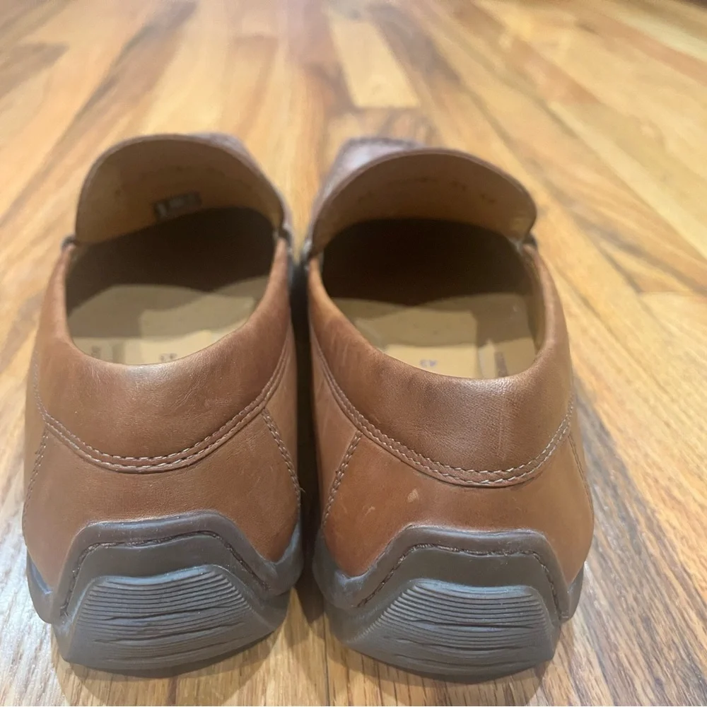 ECCO‎ Brown Leather Classic Slip On Loafer Shoes Men's Size 43 (9-9.5) US